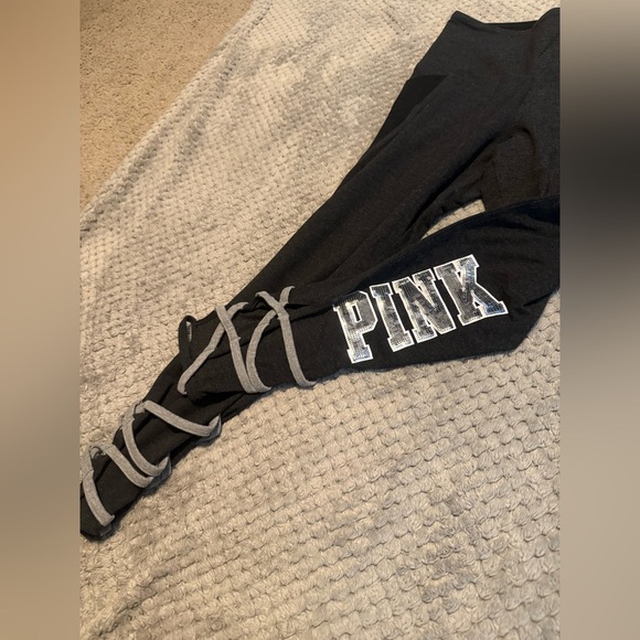 Victoria’s Secret PINK Ultimate Lace-Up Leggings – Size Small - Picture 5 of 6